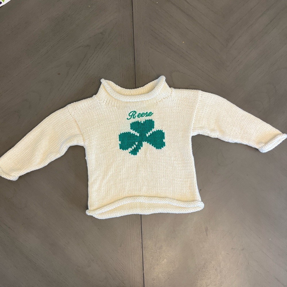 Irish sweater personalized named Reese